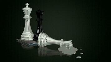 Chess Crime Scene with Looped Rotation, Exclusive Video, 3D Render, Background, Unique Design video