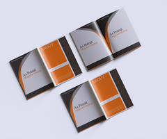 A4 Potrait Magazine Mockup Full Editable and isolated object from the background and shadow psd