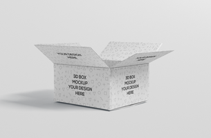 Verpackungsbox-Modell psd