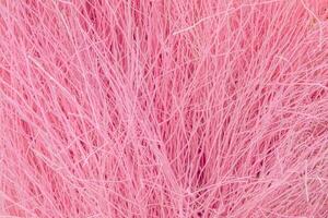 Many small branches gathered together Dyed in many different colors, textured photo
