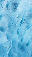 A majestic glacier wall up close AI Generated photo