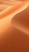 A mesmerizing desert landscape with rolling sand dunes AI Generated photo