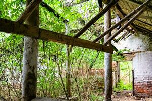 Photography on theme outstanding building beautiful brick old water mill photo