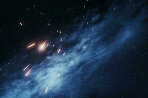 A stunning constellation of stars illuminating the night sky AI Generated photo