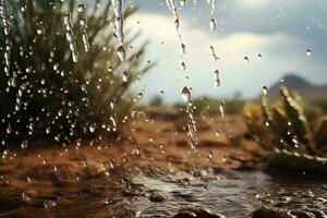 un sereno corriente de agua fluido pacíficamente en naturaleza ai generado foto