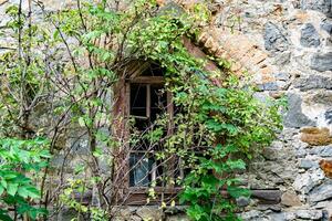 Photography on theme outstanding building beautiful brick old water mill photo