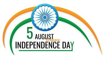 15 august happy independence day india vector