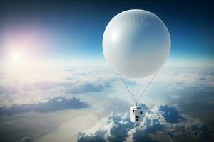 Weather Balloon. Neural network AI generated photo