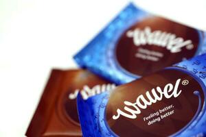 KHARKOV, UKRAINE - JANUARY 3, 2021 Wawel chocolate production. Wawel is polish confectionery company producing chocolates and snacks founded in 1898 in Krakow, Poland photo