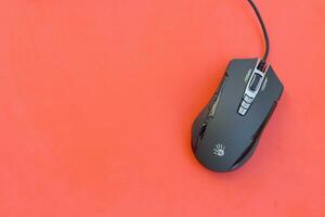 P93 Bloody cybersport gaming mouse by A4Tech Co Ltd, a Taiwanese computer hardware and electronics company photo