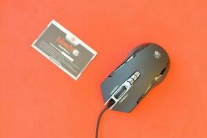 P93 Bloody cybersport gaming mouse by A4Tech Co Ltd, a Taiwanese computer hardware and electronics company photo