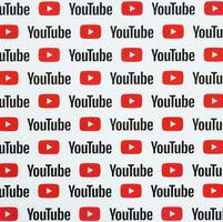 Youtube modelo impreso en papel con pequeño Youtube logos y inscripciones. Youtube es google subsidiario y americano más popular compartir videos plataforma foto