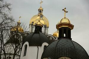 TERNOPIL, UKRAINE - APRIL 2, 2023 Zarvanytsia Spiritual Center - one of the largest Podolian shrines of the Greek Catholic Church photo