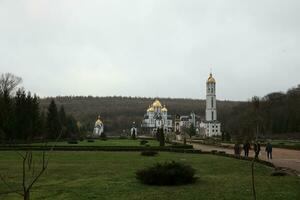 TERNOPIL, UKRAINE - APRIL 2, 2023 Zarvanytsia Spiritual Center - one of the largest Podolian shrines of the Greek Catholic Church photo