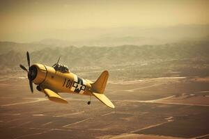 militar aeronave a guerra. neural red ai generado foto