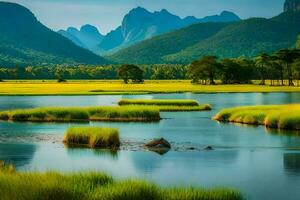 the landscape of the karri valley, tasmania. AI-Generated photo