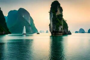 the best places to visit in vietnam. AI-Generated photo