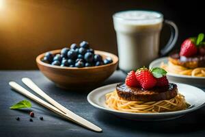 el mejor comidas para peso pérdida. generado por ai foto