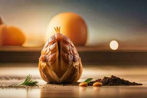 photo wallpaper food, the chicken, eggs, spices, spices, spices, food, food photography. AI-Generated