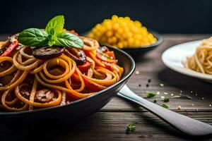 the best pasta recipes for a healthy diet. AI-Generated photo