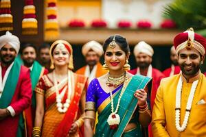 indian wedding in india. AI-Generated photo