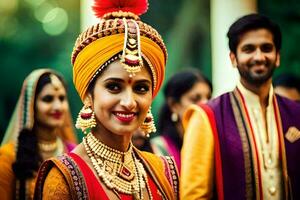 indian wedding in bangalore. AI-Generated photo