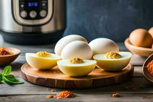 how to make hard boiled eggs in the instant pot. AI-Generated photo