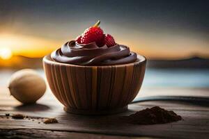 the best chocolate desserts in the world. AI-Generated photo