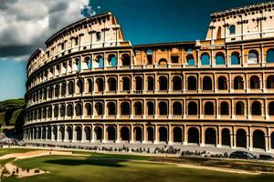 the colosseum in rome, italy. AI-Generated photo