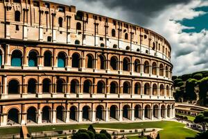 the colosseum in rome, italy. AI-Generated photo