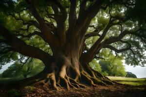 the great oak by james mccormick. AI-Generated photo