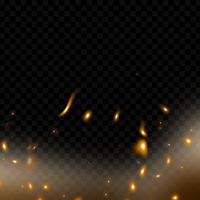 smoke and weld sparks flame effect psd