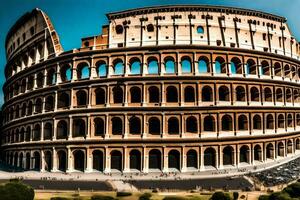 the colosseum in rome, italy. AI-Generated photo