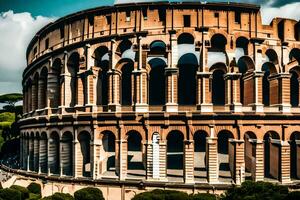 the colosseum in rome, italy. AI-Generated photo