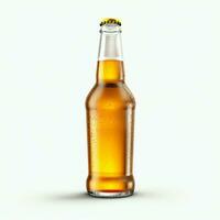 A glass of cold fresh beer with cap of foam. Splash of foam with tasty american beer. Beer day concept by AI Generated photo