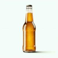 A glass of cold fresh beer with cap of foam. Splash of foam with tasty american beer. Beer day concept by AI Generated photo