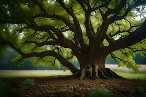 the tree of life by person. AI-Generated photo