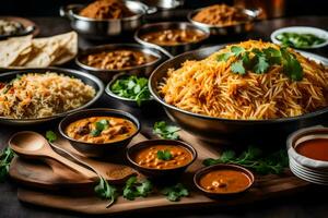 indian food is a popular choice for many people. AI-Generated photo