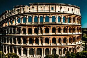 the colosseum in rome, italy. AI-Generated photo