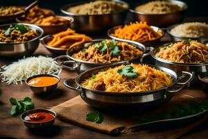 indian food is a popular choice for many people. AI-Generated photo