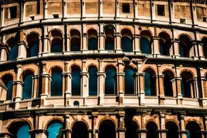 the roman colosseum in rome, italy. AI-Generated photo
