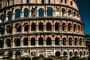 the colosseum in rome, italy. AI-Generated photo