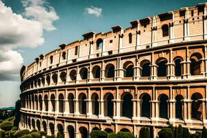 the colosseum in rome, italy. AI-Generated photo