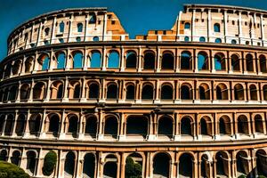 the colosseum in rome, italy. AI-Generated photo