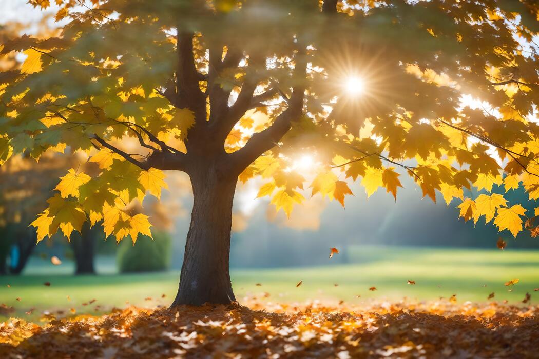 Tree With Falling Leaves Stock Photos, Images and Backgrounds for Free ...