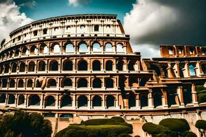 the colosseum in rome, italy. AI-Generated photo