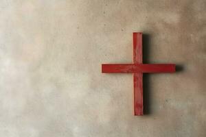 Happy good friday celebration concept with crown of thorns, bible, christian cross and copy space concept by AI Generated photo