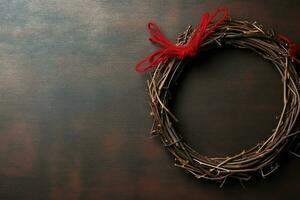 Happy good friday celebration concept with crown of thorns, bible, christian cross and copy space concept by AI Generated photo