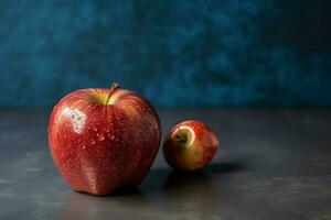 Traditional food of jewish new year holiday of tradition or religion. Rosh hashanah with copy space concept by AI Generated photo