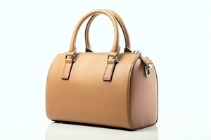 Beautiful elegance and luxury fashion women handbag or purse. A glamour female leather hand made bag concept by AI Generated photo